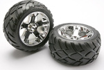 Traxxas Bike 2.8 "All-Star ezüst, Anaconda gumiabroncs (2)