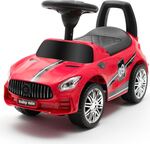 Detské odrážadlo so zvukom Baby Mix RACER červené