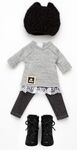 Guca P858 abbigliamento per bambola PENELOPE taglia 34 cm con scarpette