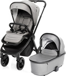 Set Športový kočík Move Cross 3 + korba XL 3 + adaptéry, Metal Grey