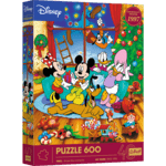 Trefl Puzzle 600 Jubiläum - Mickey Mouse und Freunde / Weihnachten