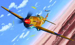 Modellbausatz Flugzeug 12235 - TOMAHAWK IIB "ACE OF AFRICAN FRONT": LE (1:48)