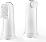 BABYONO Set Silikon-Fingerzahnbürsten 2 Stück 0m+