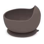 PETITE&amp;MARS Miska silikónová s prísavkou Take&amp;Match Bitter Cocoa 6m+