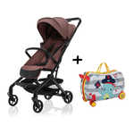 Sportovní kočárek Jet + kufřík Pack&amp;Ride Zdarma, Amber Brown