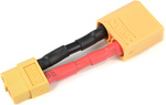Konverzný kábel XT-60 batéria - XT-90 prístroj 12AWG