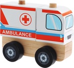 Trefl Drevená skladačka Ambulancia