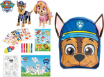 Paw Patrol tvorivá sada s farbičkami, nálepkami a omaľovánkami v batôžku