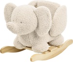NATTOU Hojdačka Teddy plyš sloník ecru 10m+