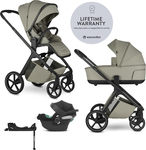 Easywalker Kočík kombinovaný Zoey Sage Green + CYBEX Aton B2 i-Size + základňa