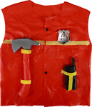Kinderweste Feuerwehr mit Zubehör