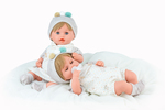 MARINA &amp; PAU bábika Mini Reborn Mellizos 35cm