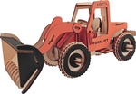 Woodcraft Drevené 3D puzzle Bager