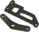 Bară transversală TLR, placă superioară servo, carbon: 22X-4