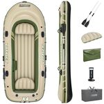 Bestway 65156 Balsa inflable Voyager X4, 350 x 145 x 49cm