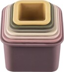 Silikónové stohovacie kalíšky, Multicolor