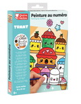 GRAINE CREATIVE Slikanje po številkah Kawai kolački