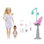 Mattel Barbie set di gioco professionale - dentista bionda