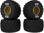 Arrma koleso s pneu dBoots Chevron MT, disk bronzový (4): GROM
