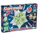 SUPERMAG magnetická stavebnica Tags glow 67ks