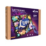 OKTO Lettering Výtvarná sada Malování hmotou "LOVE" 30x40 cm