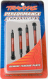 Traxxas ojnička staviteľná 75mm hliníková červená (4)