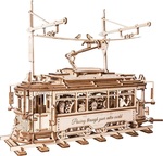 RoboTime 3D Holzmechanik-Puzzle Straßenbahn