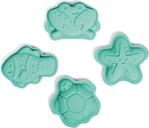 Bigjigs Toys Silikónové  formičky zelené Eggshell