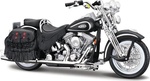 Maisto - HD - 1999 FLSTS Heritage Softail® Springer™, matný čierny, 1:18