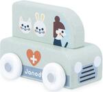 Janod Cross roads Drevené auto na tlačenie Veterinár
