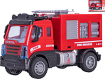 Feuerwehrauto 12cm Rückzug mit Wasserkanone