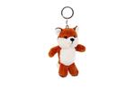 Volpe peluche portachiavi
