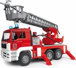 Bruder 02771 MAN Hasičské auto s hadicí a vodní pumpou