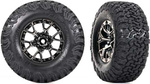 Traxxas koleso 2.2/3.0", disk Raptor R čierny chróm, pneu BFGoodrich T/A KO2 (2)