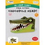 Fiesta Crafts Kreatívna súprava 3D maska Krokodíl