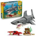 LEGO® Creator 3 v 1 31381 Divoký žralok a truhlica s pokladom