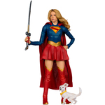 Supergirl (2026) DC Theatrical Deluxe Edition akční figurka Supergirl &amp; Baby Krypto 17 cm