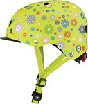 Globber Kinderhelm Elite Lime Green - Flowers XS/S (48-53 cm)