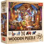 Trefl Drevené puzzle 1000 - Magická komnata