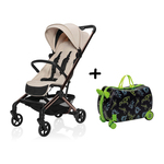 Sportovní kočárek Jet + kufřík Pack&amp;Ride Zdarma, Quartz Beige