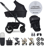 EASYWALKER Set XXL kočík kombinovaný Harvey5 Air Midnight Black s príslušenstvom