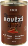 Konzerva LOUIE hovädzie s mrkvou, vitamínmi a minerálmi 400g