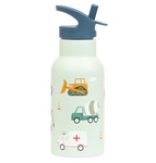 A Little Lovely Company - nerezová fľaša na pitie, 350 ml - vozidlá