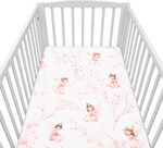 Bavlnené prestieradlo do postieľky New Baby Víly 120x60 cm