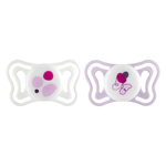 CHICCO Physioforma Light szilikon ortodontikus rózsaszín cumik 2-6m, 2 db