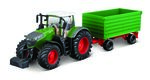 Bburago Farm 10cm Traktor mit Anhänger - Fendt 1050 mit Zweiwege-Kippanhänger