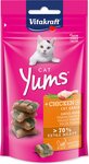 Pochúťka Vitakraft Cat Yums kura, s mačacou trávou 40g