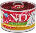 KONZERVA N&amp;D DOG QUINOA QUAIL &amp; COCONUT 140g
