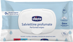 CHICCO Detské vlhčené utierky jemne parfumované 72 ks