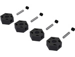 Arrma šesťhranný unašač kolesa 12mm, hliník (4)